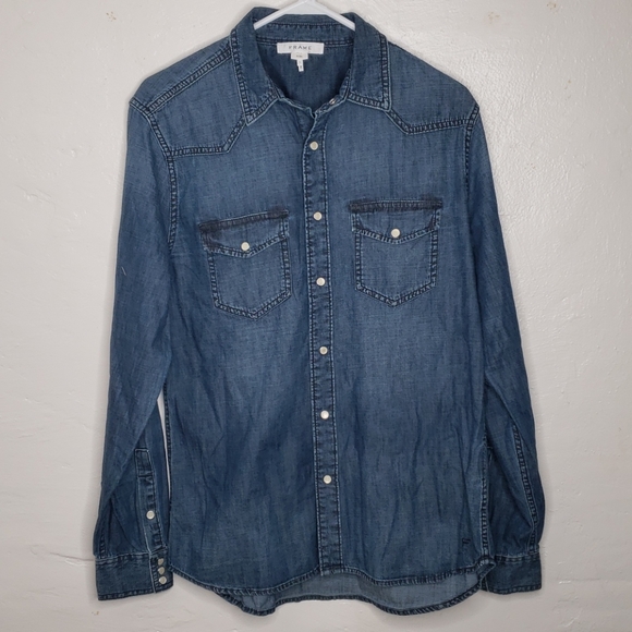 frame denim shirts